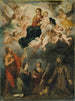 Maria met kind en heiligen - Bartolomé Esteban Murillo — weergave van het kunstwerk
