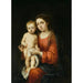 De Maagd en het Kind met een rozenkrans - Bartolomé Esteban Murillo — weergave van het kunstwerk