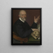 Portret van de arts Carlo Fontana - Bartolomeo Passarotti — ingelijst kunstwerk aan de muur