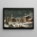 Landschap onder de sneeuw - Bartolomeo Pedone — ingelijst kunstwerk aan de muur