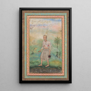 Basavana - Jain Ascetic Walking Along a Riverbank.webp