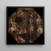 Battle of Marciano in Val di Chiana - Giorgio Vasari — framed artwork on a wall