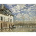 Reproductie van het schilderij Scheepje in de overstroming in Port-Marly - Alfred Sisley