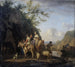 Veerboot - Adriaen van de Velde — weergave van het kunstwerk