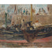 Reproductie van het schilderij Boten aan de kade - Berthe Morisot