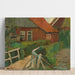 Reproduction of the painting Farm Building Painting with Bridge - Piet Mondrian