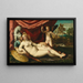 Mars en Venus met Cupido - Battista dell'Angolo del Moro — ingelijst kunstwerk aan de muur