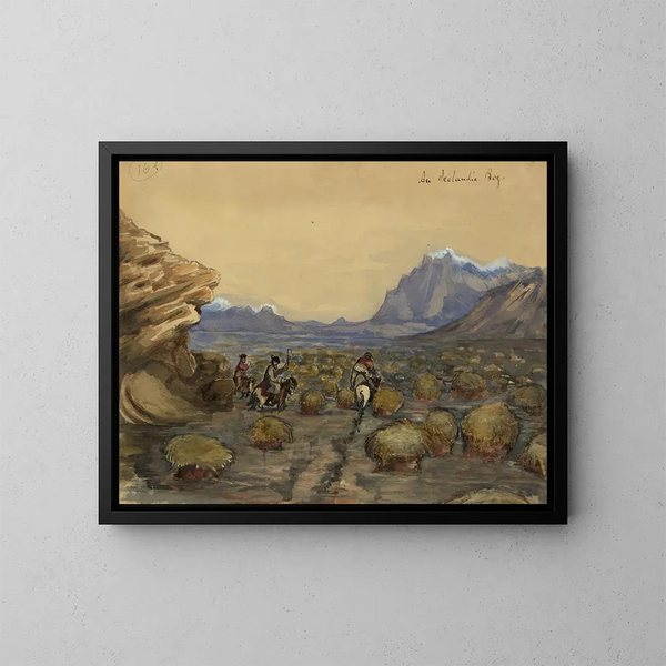 An Icelandic Marsh - Bayard Taylor — framed artwork on a wall