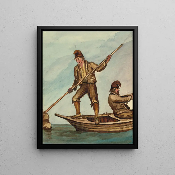 Insulaires des îles Féroé - Bayard Taylor — framed artwork on a wall