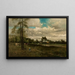 Prairie met vee op weide - Béla Spányi — ingelijst kunstwerk aan de muur