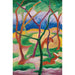 Reproductie van het schilderij van Belettes Jouant - Franz Marc