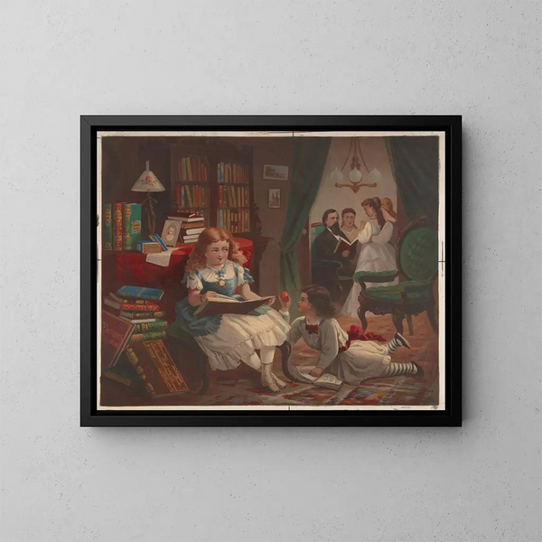 Small students - Bencke Scott — framed artwork on a wall