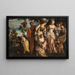 De ontdekking van Mozes - Benedetto Caliari — ingelijst kunstwerk aan de muur