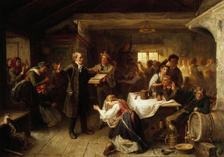 Bengt Nordenberg - A Revivalist Disturbs the Merrymaking.webp