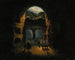 Ferdinand II de Sicilië in de catacomben van San Gennaro - Beniamino De Francesco — weergave van het kunstwerk
