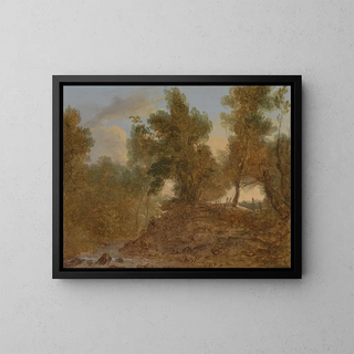Benjamin Barker - A Landscape at Wick Gloucestershire Below the Rocks.webp