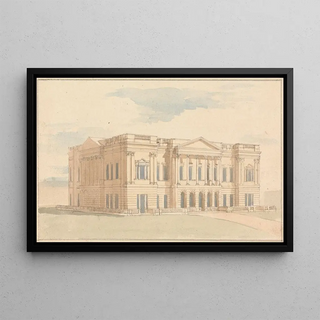 Benjamin Dean Wyatt - York House London Perspective View of the West Front.webp