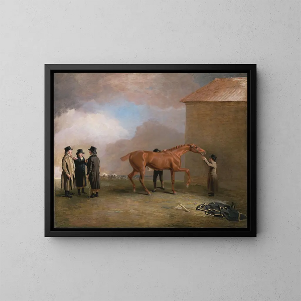 Muly Moloch - Benjamin Marshall — framed artwork on a wall