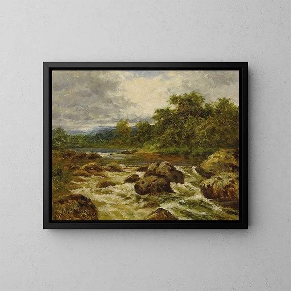 A view of the Lamar - Benjamin Williams Leader — framed artwork on a wall