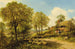 Lente, huisje met herder en kudde - Benjamin Williams Leader — weergave van het kunstwerk