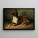 Portret van een hond - Benno Adam — ingelijst kunstwerk aan de muur