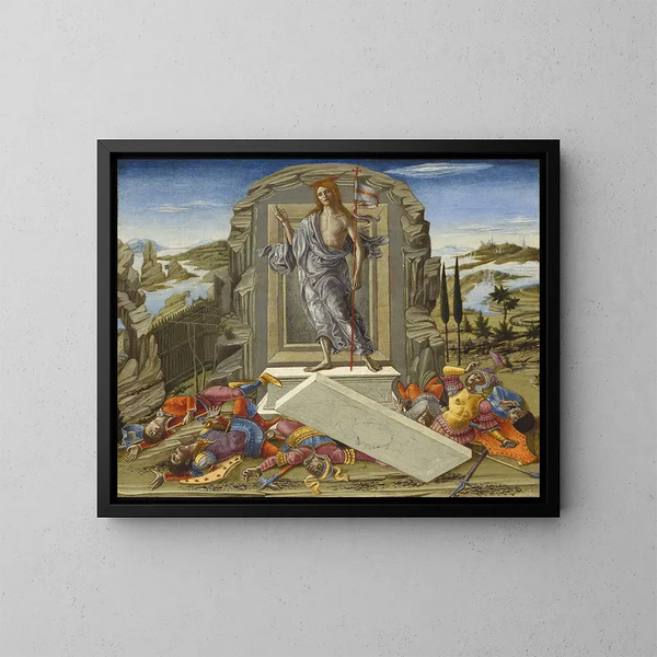 La Résurrection - Benvenuto di Giovanni — framed artwork on a wall