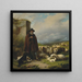 Schotse herders met kudde - Eugène Joseph Verboeckhoven — ingelijst kunstwerk aan de muur