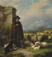 Schotse herders met kudde - Eugène Joseph Verboeckhoven — weergave van het kunstwerk