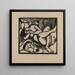 Bergère endormie - Franz Marc — ingelijst kunstwerk aan de muur