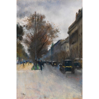 Berliner Straßenszene im Herbst de Lesser Ury