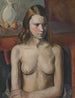 Nude Sitting Painting - Bernard Meninsky — artwork view