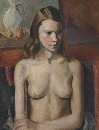 Bernard Meninsky - Seated nude.webp