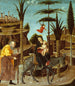 De vlucht naar Egypte - Bernardino Butinone — weergave van het kunstwerk
