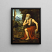 Saint Jerome in Penitence - Bernardino Luini — framed artwork on a wall