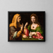 De Bekering van Maria Magdalena - Bernardino Luini — ingelijst kunstwerk aan de muur