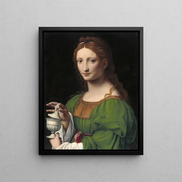 La Madeleine - Bernardino Luini — framed artwork on a wall