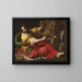 Allegorie van de Rechtvaardigheid - Bernardino Mei — ingelijst kunstwerk aan de muur