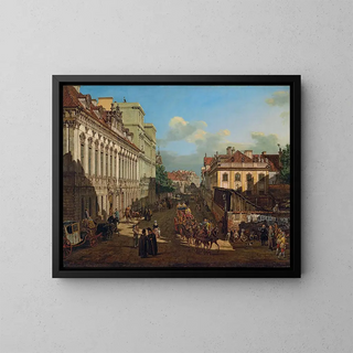Bernardo Bellotto - Miodowa Street in Warsaw.webp