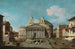 Vue du Panthéon, Rome - Bernardo Canal — weergave van het kunstwerk