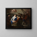 Aanbidding der herders - Bernardo Cavallino — ingelijst kunstwerk aan de muur