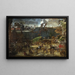 Slachtscène - Bernardo Parentino — ingelijst kunstwerk aan de muur