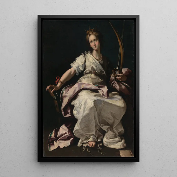 Reproduction of the painting Saint Catherine of Alexandria - Bernardo Strozzi