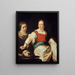 Salomé - Bernardo Strozzi — framed artwork on a wall
