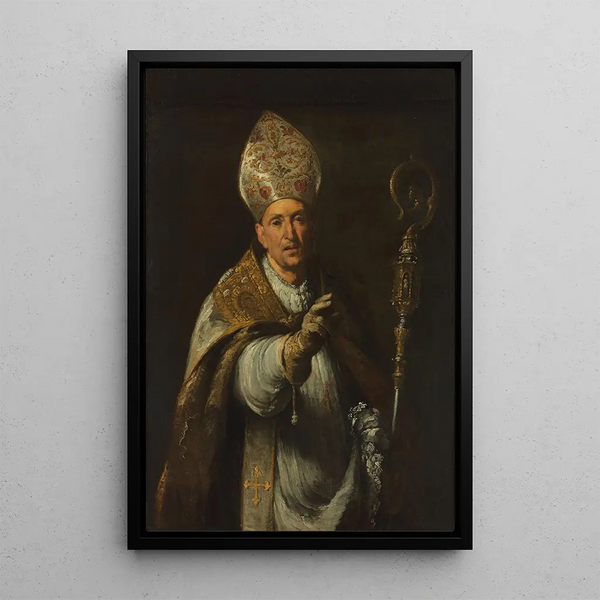 Reproduction of the painting Saint Gérard Sagredo, bishop of Csand - Bernardo Strozzi
