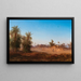 Een scène uit Egypte - Bernhard Fiedler — ingelijst kunstwerk aan de muur