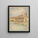 Hôtel de ville - Bertha Bucher — ingelijst kunstwerk aan de muur