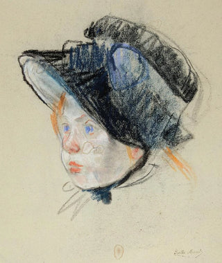 Berthe Morisot - Jeannie en chapeau de velours.webp