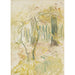 Bosgrond - Berthe Morisot — weergave van het kunstwerk