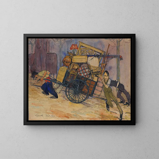 Bertil Lybeck - Artist Carl Frisendahls move in Montparnasse Paris.webp