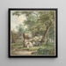 Veestapel in een boomgaard - Pieter Gerardus van Os — ingelijst kunstwerk aan de muur